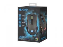 Fury Gaming Mouse Hustler 6400DPI Optical With Software RGB Backlight
