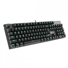 Genesis Mechanical Gaming Keyboard Thor 300 Green Backlight Outemu Blue Switch Us Layout