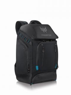 Acer Predator 17.3 Gaming Utility Backpack Black with Teal Blue