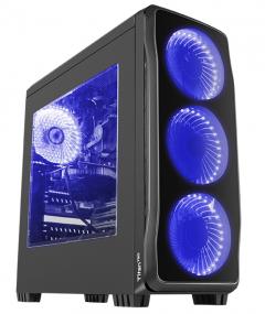 Genesis Case Titan 750 Blue Midi Tower Usb 3.0