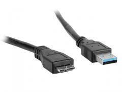 Lanberg USB MICRO-B (M)  ->  USB-A (M) 3.0 cable 0.5m