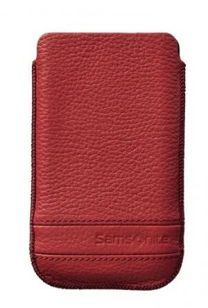 Samsonite SLIM CLASSIC LEATHER-CLASSIC SLEEVE XL red