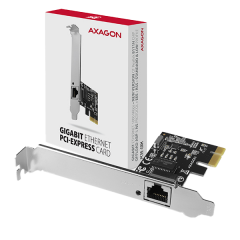 AXAGON PCEE-GRH PCI-Express Gigabit Ethernet Realtek + LP
