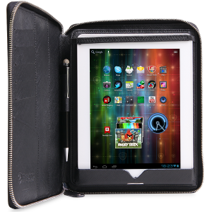 Prestigio Universal Pu leather case PTCL0108BK black with zip closure and stand suitable for most 8