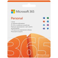 Microsoft 365 Personal Bulgarian EuroZone Subscr 1YR Medialess P6