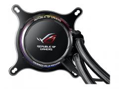 ASUS ROG RYUO 240 all in one liquid CPU cooler color OLED Aura Sync ROG 240mm fan