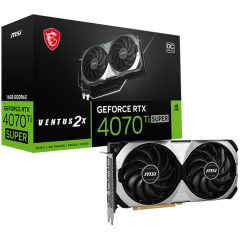 MSI Video Card Nvidia GeForce RTX 4070 TI SUPER 16G VENTUS 2X OC