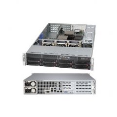 Supermicro server chassis Rackmount 2U w/ 500W Redundant 80 Plus Platinum Level Certified Power