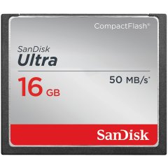 SanDisk Ultra CF 16GB 50MB/s; EAN: 619659105860