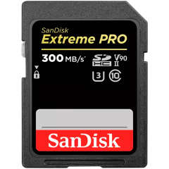 SanDisk Extreme PRO 256GB SDXC Memory Card up to 300MB/s