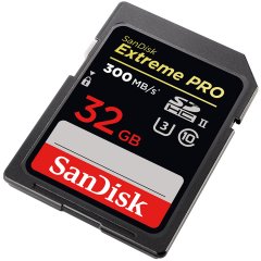 SanDisk Extreme Pro SDHC 32GB - 300MB/s UHS-II; EAN: 619659144319