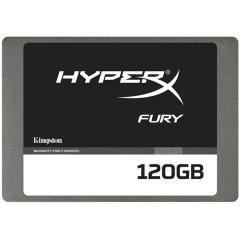 Kingston  120GB HyperX FURY SSD SATA 3 2.5 (7mm height) w/Adapter