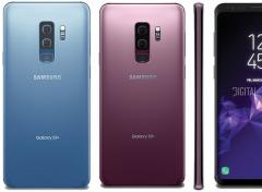 Samsung Smartphone SM-G965F GALAXY S9+ STAR2 Coral Blue + Samsung S9/S9+ Wireless charger standing