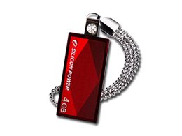 SILICON POWER 4GB USB 2.0 Touch 810 Red