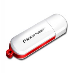 SILICON POWER 16GB USB 2.0 Luxmini 32 White
