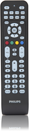 PHILIPS Universal remote control - Universal IR database: TV