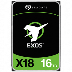 SEAGATE Exos X18 16TB HDD SATA 6Gb/s 7200RPM 256MB cache 3.5inch 24x7 512e/4KN BLK