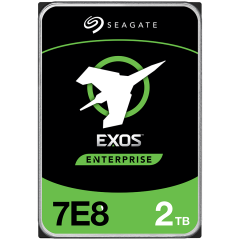 SEAGATE EXOS 7E8 Enterprise Capacity 2TB HDD 7200rpm SATA 6Gb/s 256MB cache 3.5inch 24x7 512Native