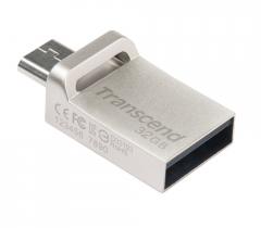 Флаш памет Transcend 32GB JetFlash 880 On-The-Go for ANDROID