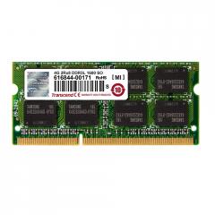 Transcend 4GB 204pin SO-DIMM DDR3L 1600 2Rx8 256Mx8 CL11 1.35V