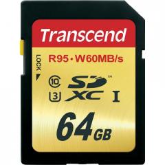 Transcend 64GB SDXC UHS-I U3 Card