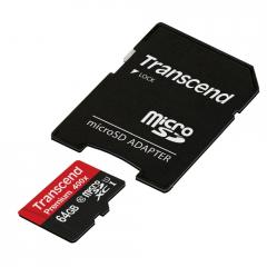 Transcend 64GB micro SDXC UHS-I Premium (with adapter