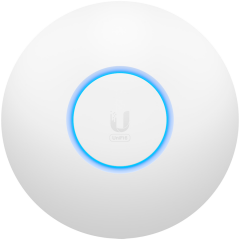 Ubiquiti U6-Lite Wi-Fi 6 Access Point with dual-band 2x2 MIMO in a compact design for low-profile