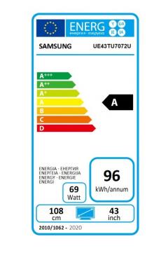 Samsung 43 43TU7072 4K UHD LED TV