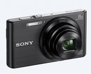 Sony Cyber Shot DSC-W830 black + case + 8GB card