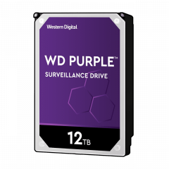 HDD 12TB SATAIII WD Purple 256MB for DVR/Surveillance (3 years warranty)