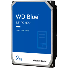 WD Blue 2TB SATA 6Gb/s HDD internal 3.5inch serial ATA 256MB cache 7200RPM RoHS compliant Bulk