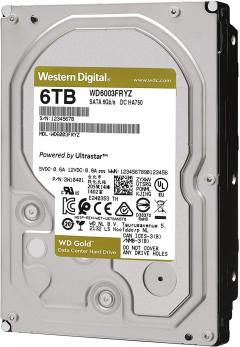 Western Digital Gold Datacenter HDD 6 TB - SATA 6Gb/s  7200 rpm 128MB