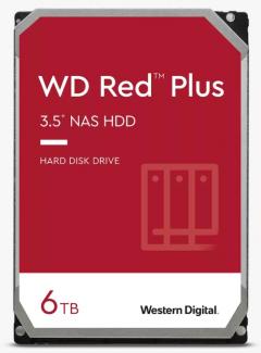 WD Red Plus 6TB SATA 6Gb/s 3.5inch Rpm5400 8MB cache Intelnal HDD Bulk