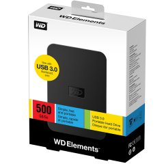 Твърд диск външен WESTERN DIGITAL Elements SE (500GB