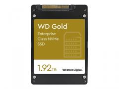 WD Gold Enterprise Class NVMe SSD 1.92TB 2.5inch U.2 PCIe Gen 3.1 internal single-packed