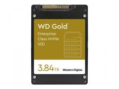 WD Gold Enterprise Class NVMe SSD 3.84TB 2.5inch U.2 PCIe Gen 3.1 internal single-packed